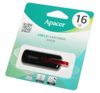 USB Флеш накопитель 16Gb Apacer AH326 Black AP16GAH326B-1