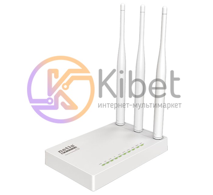 Роутер Netis WF2710, Wi-Fi 802.11b g n, до 300 Mb s, 2.4 5GHz, 4 LAN 10 100 Mb s