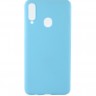 Накладка силиконовая для смартфона Samsung A20s (A207), Soft case matte Blue