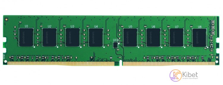 Модуль памяти 16Gb DDR4, 3200 MHz, Goodram, CL22, 1.2V (GR3200D464L22 16G)