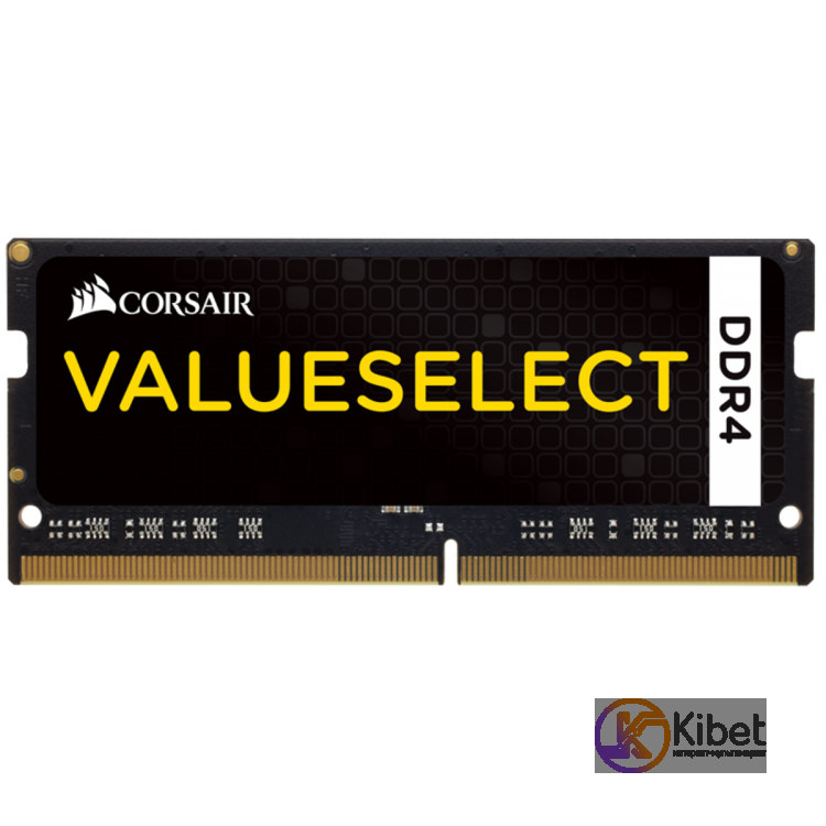 Модуль памяти SO-DIMM, DDR4, 4Gb, 2133 MHz, Corsair Value Select, 1.2V (CMSO4GX4
