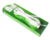 Кабель USB - microUSB, Hoco X9 Rapid, 1 м, White