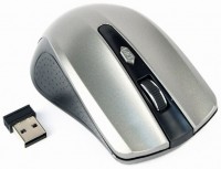 Мышь Gembird MUSW-4B-04-BG беспроводная, Black Grey, dpi:1600, USB, 2xAAА (MUSW-