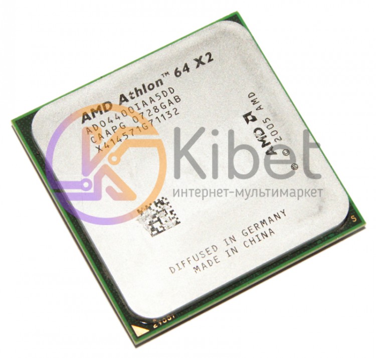 Процессор AMD (AM2) Athlon 64 X2 4400+, Tray, 2x2,3 GHz, L2 1Mb, Brisbane, 65 nm