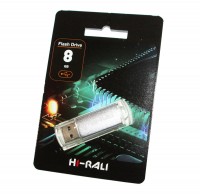 USB Флеш накопитель 8Gb Hi-Rali Rocket series Silver HI-8GBVCSL