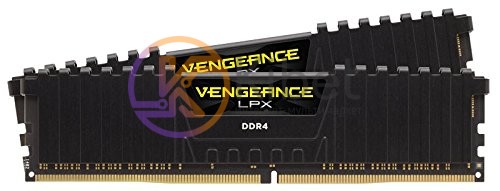 Модуль памяти 4Gb x 2 (8Gb Kit) DDR4, 3000 MHz, Corsair Vengeance LPX, Black, 16