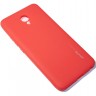 Накладка силиконовая для смартфона Meizu M5 Note, SMTT matte, Red