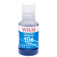 Чернила WWM Epson L7160 L7180, Cyan, 140 мл, водорастворимые (E106C)