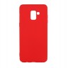 Накладка силиконовая для смартфона Samsung A730 (A8+ 2018), Soft case matte Red
