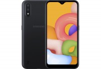 Смартфон Samsung Galaxy A01 (A015) Black, 2 NanoSim, сенсорный емкостный 5.7' (1