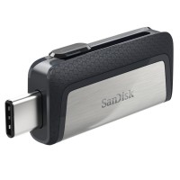 USB 3.1 Type-C Флеш накопитель 16Gb SanDisk Ultra Dual, Black Silver (SDDDC2-0