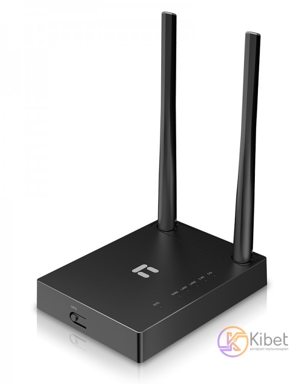 Роутер Netis N4 AC1200, Wi-Fi 802.11b g n a ac, до 300 Mb s, 2.4GHz 5GHz, 2 LAN