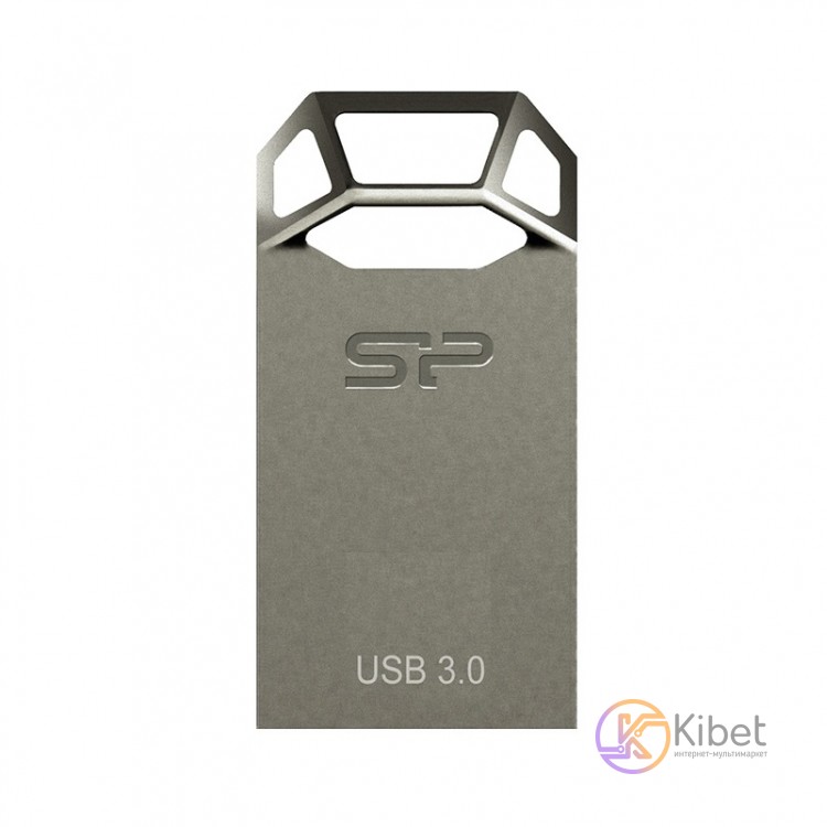 USB 3.0 Флеш накопитель 16Gb Silicon Power Jewel J50 Titanium 70 25Mbps SP01