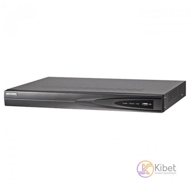 Видеорегистратор IP Hikvision DS-7608NI-K1(C), Black, 8 x IP каналов, H.265+, 1x