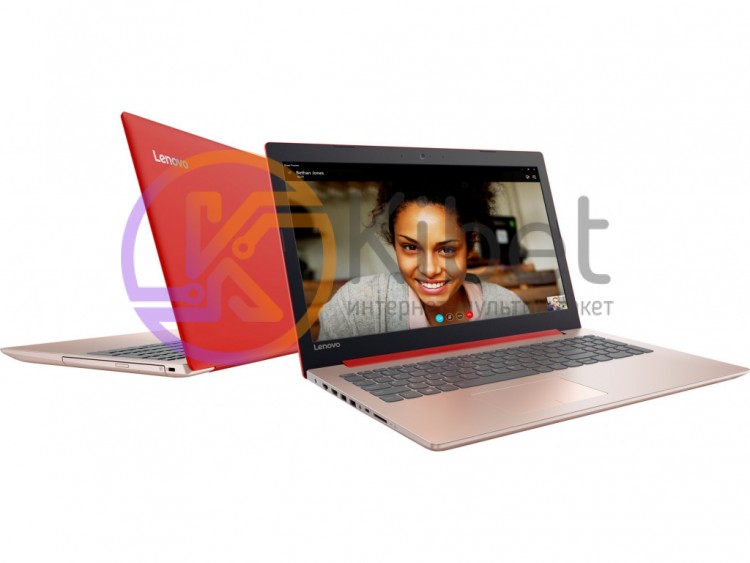 Ноутбук 15' Lenovo IdeaPad 320-15IAP (80XR00PDRA) Coral Red 15.6' матовый LED Fu