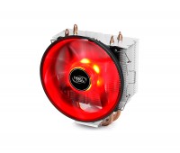 Кулер для процессора Deepcool GAMMAXX 300 R, алюминий медь, 1x120 мм Red LED, дл
