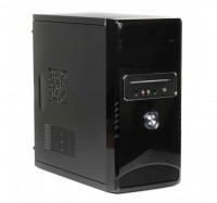 Корпус Maxxter CCC-D3-02 Black, без БП, Micro ATX, 2 x 3.5 mm, USB2.0, 5.25' x 2