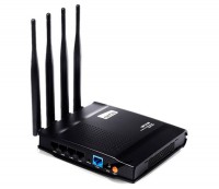 Роутер Netis WF2880, Wi-Fi 802.11a b g n ac, до 1200 Mb s, 2.4 5GHz, 4x100 1000