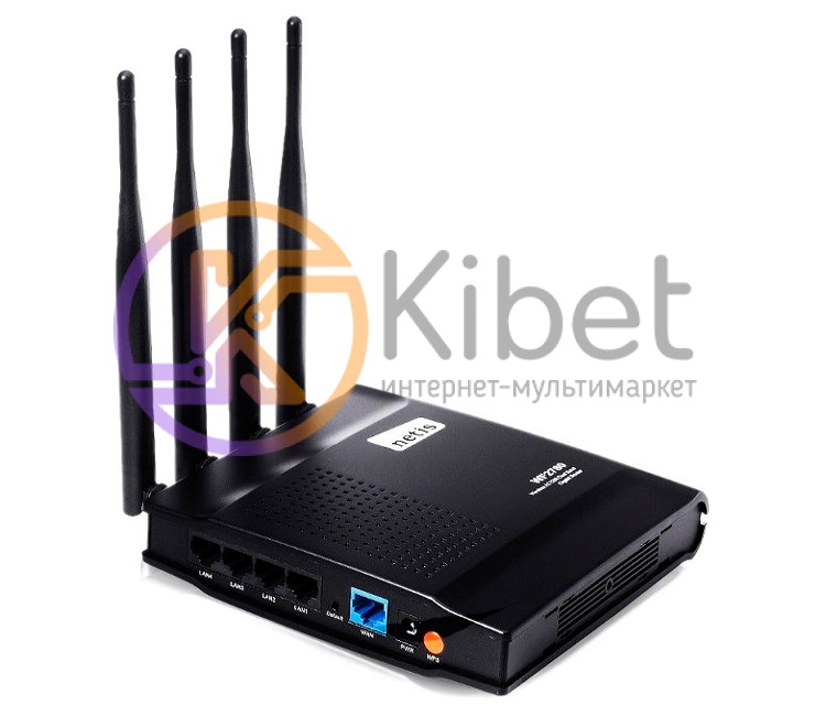 Роутер Netis WF2880, Wi-Fi 802.11a b g n ac, до 1200 Mb s, 2.4 5GHz, 4x100 1000
