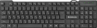 Клавиатура Defender OfficeMate HB-260, Black, плоская конструкция, технология 'S