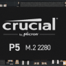 Твердотельный накопитель M.2 1Tb, Crucial P5, PCI-E 4x, 3D TLC, 3400 3000 MB s (