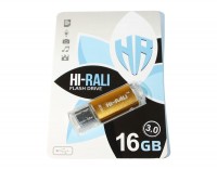 USB 3.0 Флеш накопитель 16Gb Hi-Rali Rocket series Gold, HI-16GB3VCGD