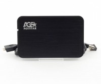 Карман внешний 2,5' Agestar 3UB 2A8 Black SATA USB3.0