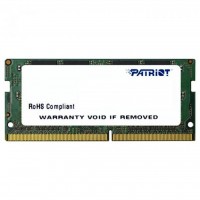 Модуль памяти SO-DIMM, DDR4, 4Gb, 2400 MHz, Patriot, 1.2V, CL16 (PSD44G240081S)