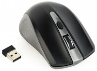 Мышь Gembird MUSW-4B-04-GB беспроводная, Grey Black, dpi:1600, USB, 2xAAА (MUSW-