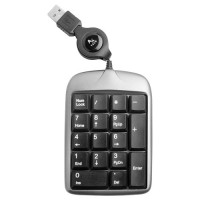 Клавиатура A4Tech TK-5 Grey+Black, USB, цифровая