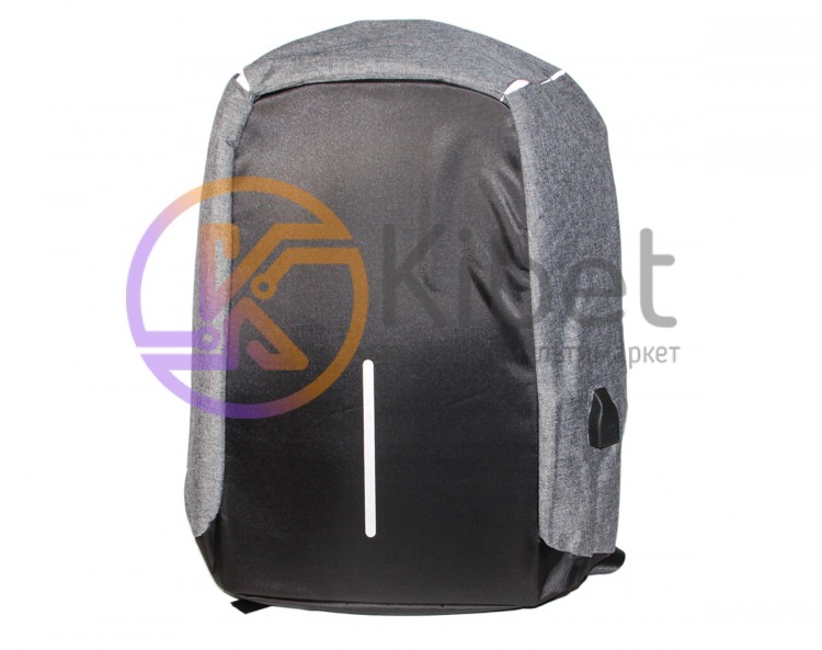 Рюкзак для ноутбука 15.6' In-Out GSB019, Black Grey, нейлон терилен, 400 х 220 х