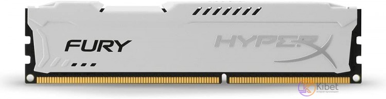 Модуль памяти 4Gb DDR3, 1600 MHz, Kingston HyperX Fury, White, 10-10-10-28, 1.5V