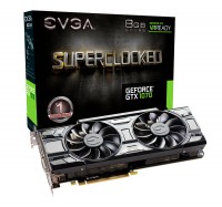 Видеокарта GeForce GTX1070 OC, EVGA, SC GAMING ACX 3.0 Black Edition, 8Gb DDR5