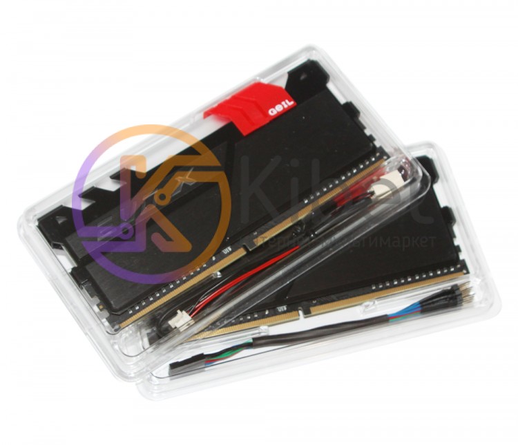 Модуль памяти 4Gb x 2 (8Gb Kit) DDR4, 2400 MHz, Geil Evo X, 16-16-16-38, 1.2V, с