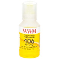 Чернила WWM Epson L7160 L7180, Yellow, 140 мл, водорастворимые (E106Y)