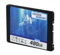 Твердотельный накопитель 480Gb, Golden Memory G300, SATA3, 2.5', MLC (AV480CGB)