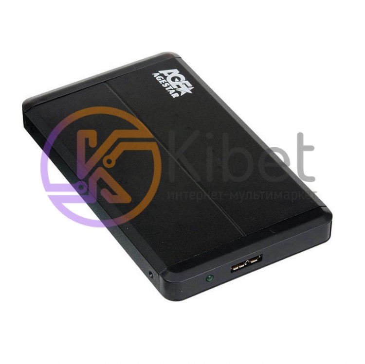 Карман внешний 2,5' Agestar 3UB 2O8 Black SATA USB3.0