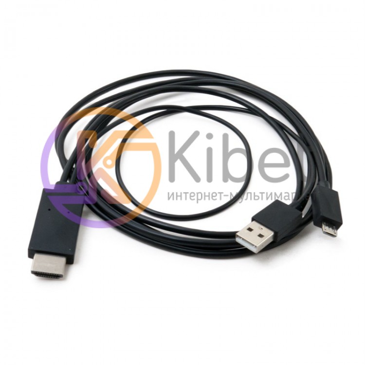 Переходник MHL (micro USB (папа)) to HDMI (папа), Extradigital (KBV1683)