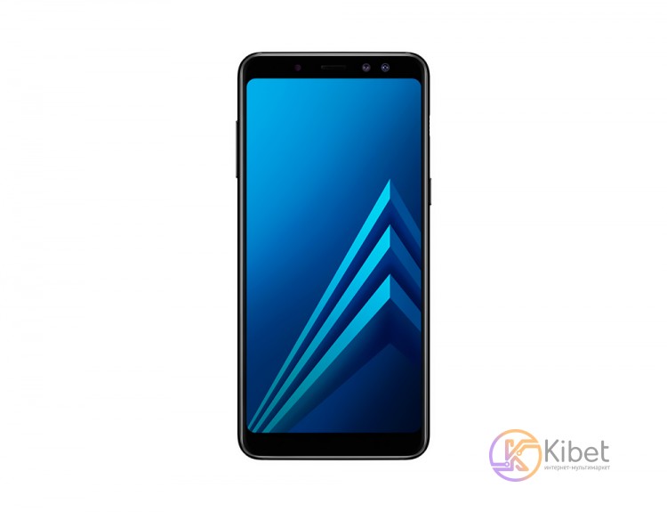 Смартфон Samsung Galaxy A8 2018 Black, 2 nanoSim, сенсорный емкостный 5.6' (2220