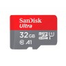 Карта памяти microSDHC, 32Gb, Class10 UHS-I, SanDisk Ultra, 98MB s+SD адаптера (