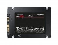 Твердотельный накопитель 256Gb, Samsung 860 Pro, SATA3, 2.5', MLC 3D V-NAND, 560