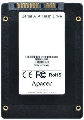 Твердотельный накопитель 512Gb, Apacer NAS SSD, SATA3, 2.5', 3D TLC, 550 490 MB