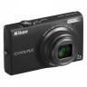 Фотоаппарат Nikon Coolpix S6100 Black, 1 2.3', 16.1Mpx, LCD 3', зум оптический 7