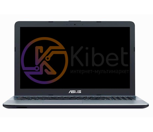 Ноутбук 15' Asus X541NA-GO124 Silver, 15.6' глянцевый LED HD (1366х768), Intel P