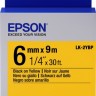 Картридж Epson LK2YBP, Black Yellow, LW-300 400 700 900, 6 мм 9 м, пастельная