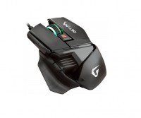 Мышь Gemix W-130 Black, Optical, USB, 2400 dpi, подсветка, игровая