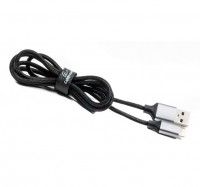 Кабель USB 2.0 - 1.0м AM Lightning Cablexpert CCPB-L-USB-09BK, премиум, 2.4А