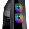 Корпус Cougar MX350 RGB Black, без БП, Mid Tower, ATX Micro ATX Mini ITX, 2x