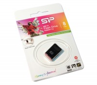 USB Флеш накопитель 8Gb Silicon Power Touch T06 Black 20 8Mbps SP008GBUF2T06