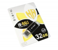 USB 3.0 Флеш накопитель 32Gb Hi-Rali Rocket series Black, HI-32GB3VCBK